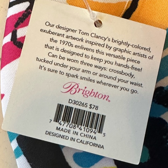 Brighton Grafitti Love Fanny Pack Crossbody Bag New - Picture 4 of 4